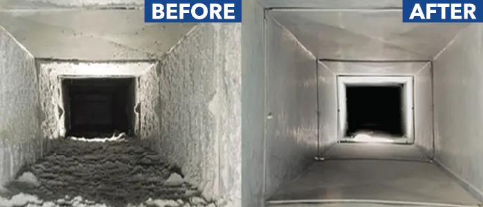 Duct Cleaning Before and After Tempe
